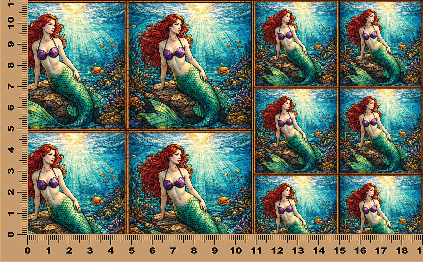 DecoCraft - Scenic Elevated Texture Tiles - Coral Daydream