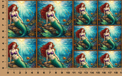 DecoCraft - Scenic Elevated Texture Tiles - Coral Daydream