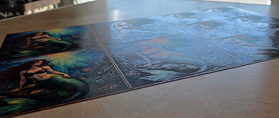 DecoCraft - Scenic Elevated Texture Tiles - Coral Daydream