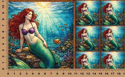 DecoCraft - Scenic Elevated Texture Tiles - Coral Daydream