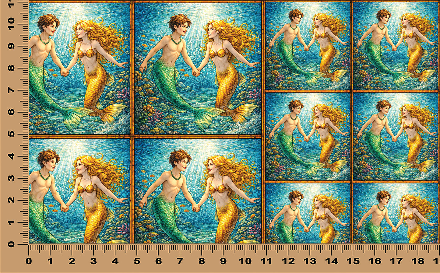 DecoCraft - Scenic Elevated Texture Tiles - Kindred Tides