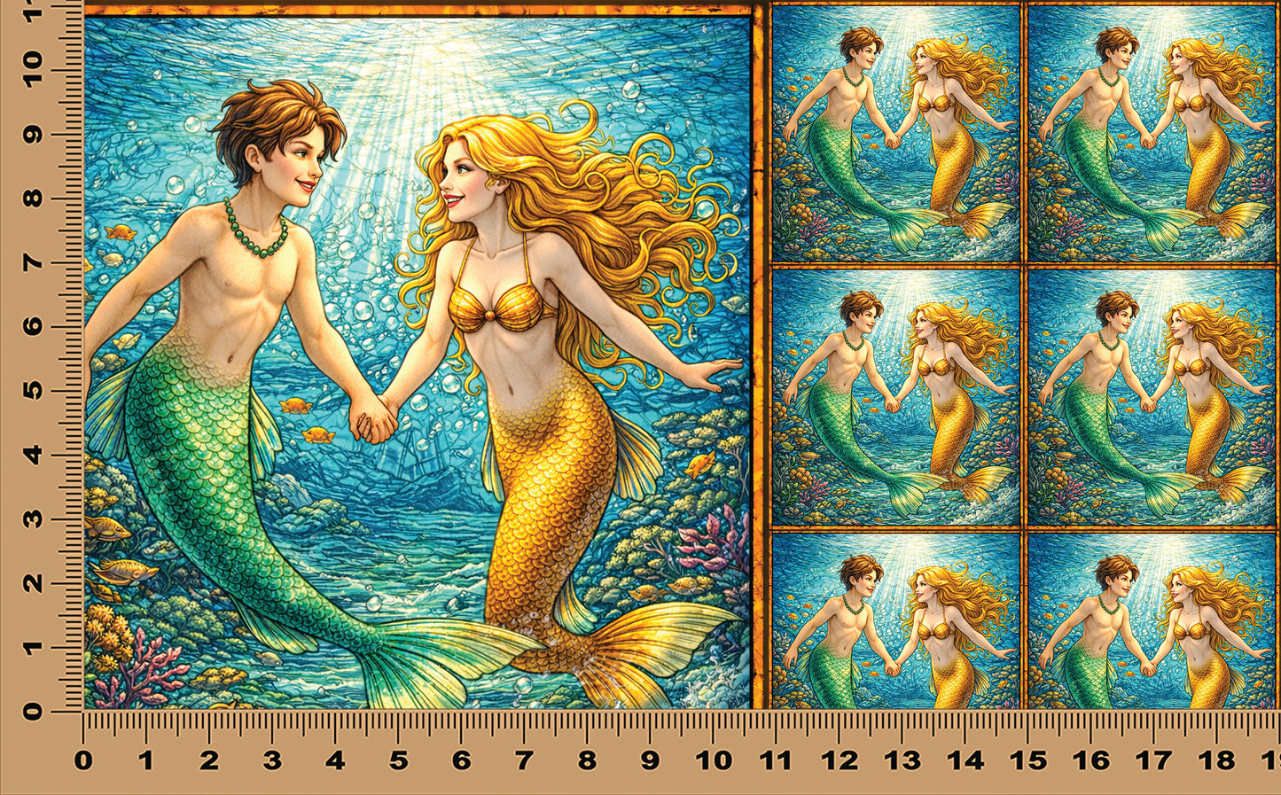 DecoCraft - Scenic Elevated Texture Tiles - Kindred Tides