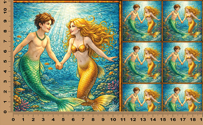 DecoCraft - Scenic Elevated Texture Tiles - Kindred Tides