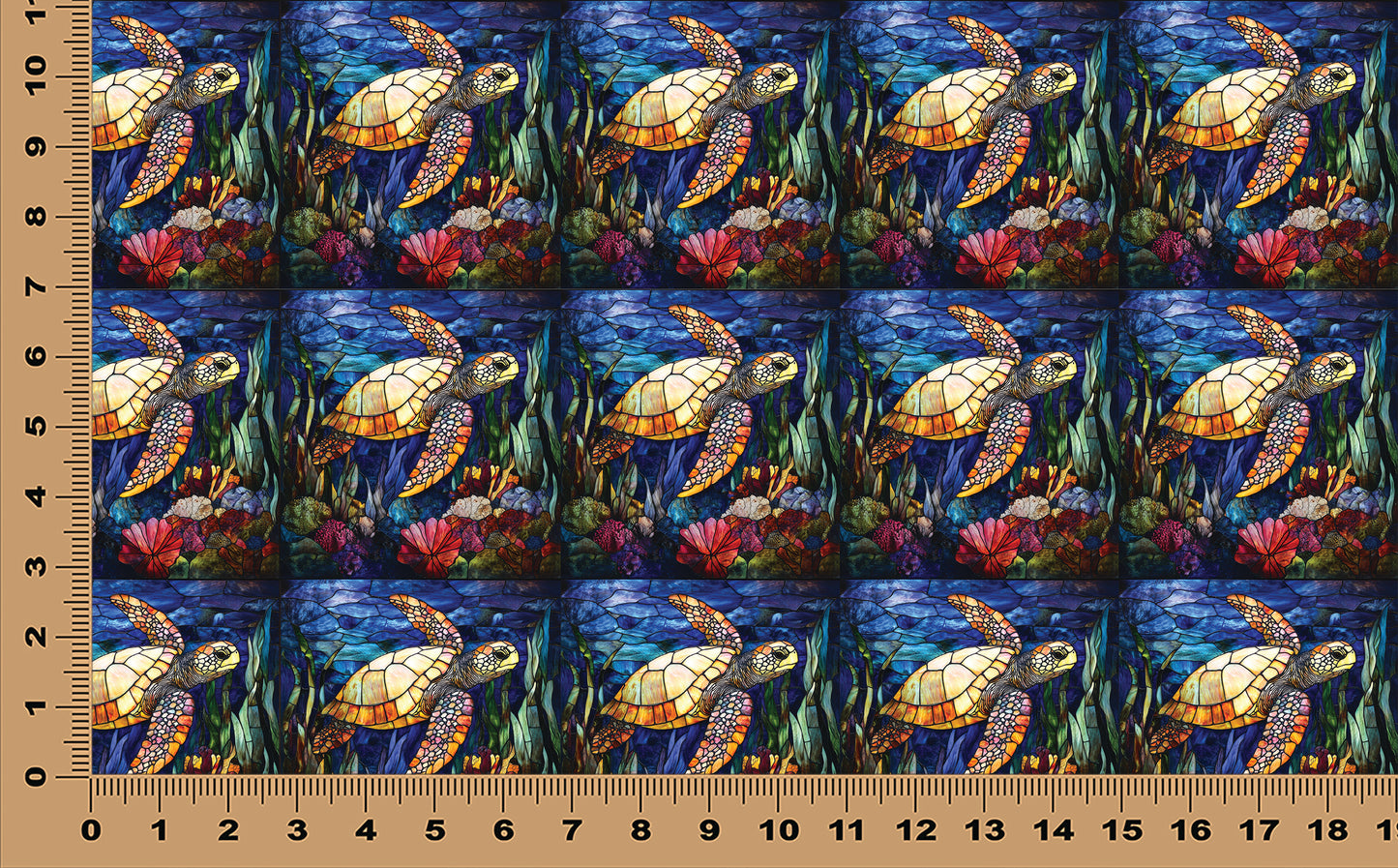 DecoCraft - Scenic Elevated Texture Tiles - Reef Explorer