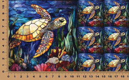 DecoCraft - Scenic Elevated Texture Tiles - Reef Explorer