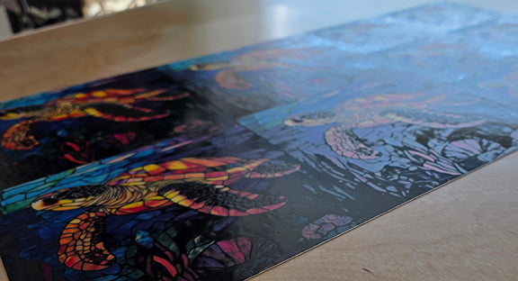 DecoCraft - Scenic Elevated Texture Tiles - Sunlit Journey