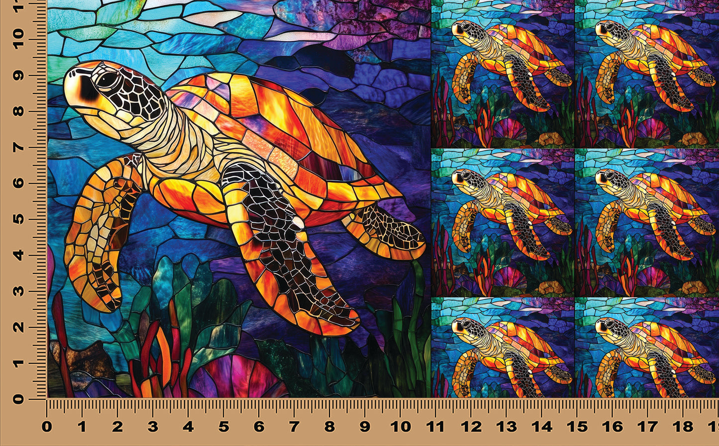 DecoCraft - Scenic Elevated Texture Tiles - Sunlit Journey