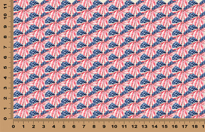 DecoCraft - Cherokee Rose - Style Sheet - Patriotic Bows - Light