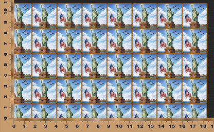 DecoCraft - Scenic Elevated Texture Tiles - Lady Liberty Rising