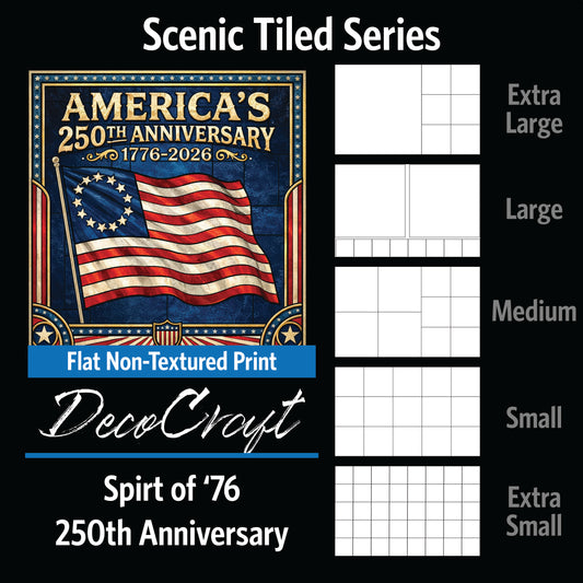 DecoCraft - Scenic Tiles Series - Spirt of '76 - 250th AAnniversary