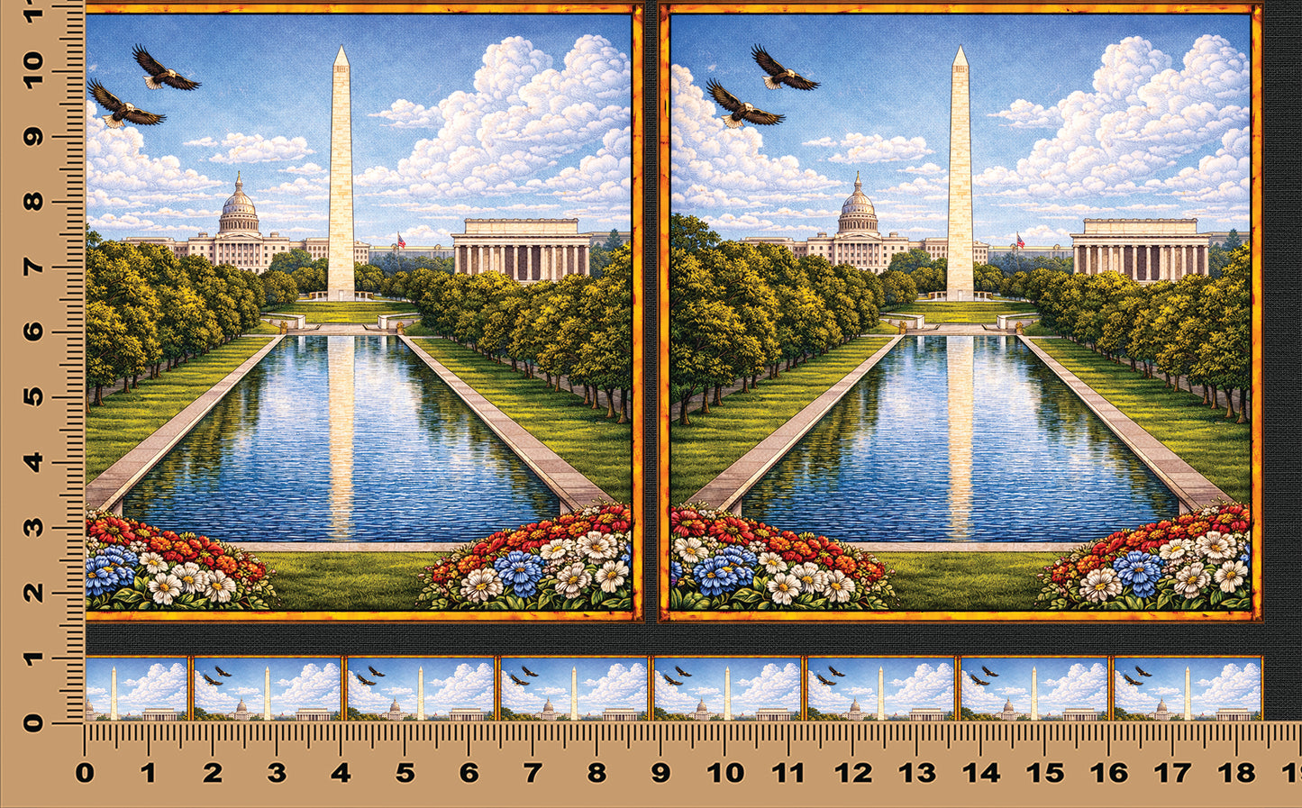 DecoCraft - Scenic Elevated Texture Tiles - Foundations of a Nation