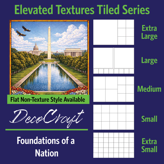 DecoCraft - Scenic Elevated Texture Tiles - Foundations of a Nation