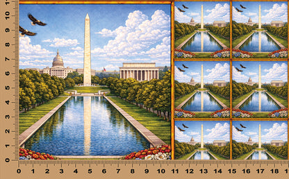 DecoCraft - Scenic Elevated Texture Tiles - Foundations of a Nation