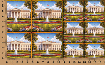 DecoCraft - Scenic Elevated Texture Tiles - The White House