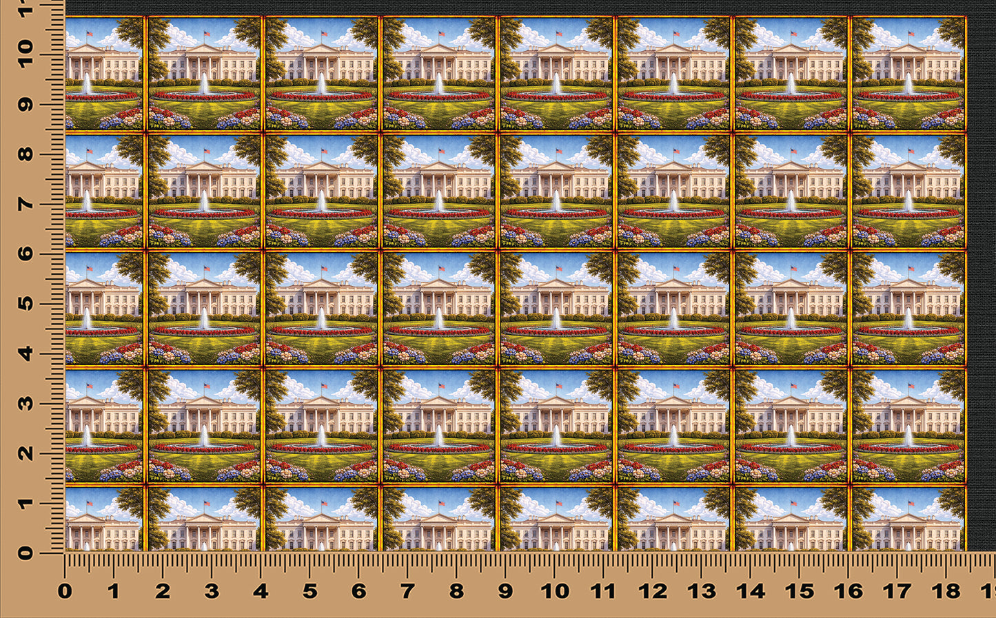 DecoCraft - Scenic Elevated Texture Tiles - The White House