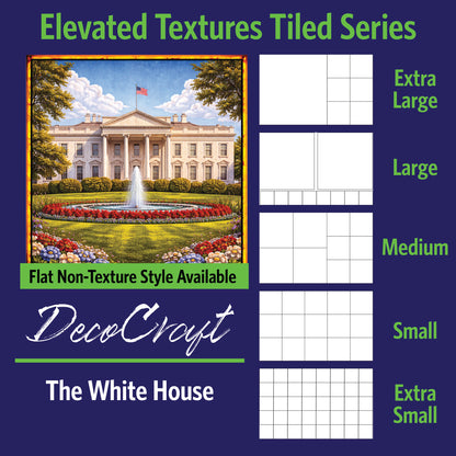 DecoCraft - Scenic Elevated Texture Tiles - The White House