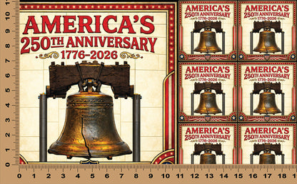 DecoCraft - Scenic Elevated Texture Tiles - Liberty Bell