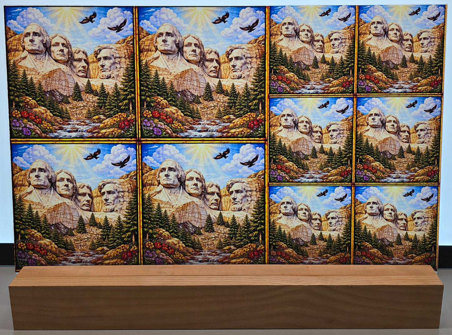 DecoCraft - Scenic Elevated Texture Tiles - Mount Rushmore
