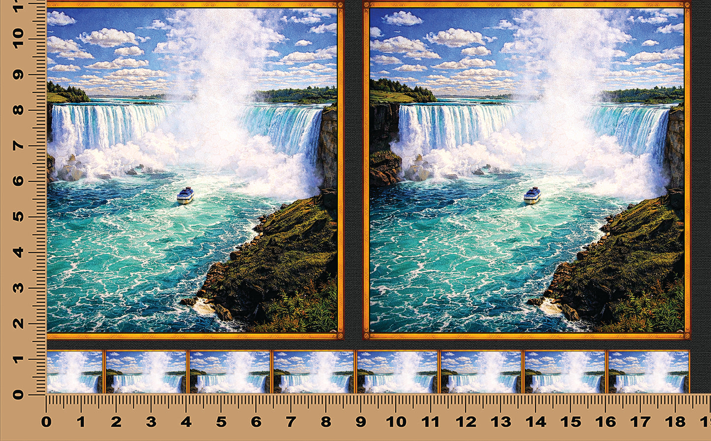 DecoCraft - Scenic Elevated Texture Tiles - Niagara Falls