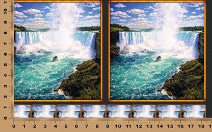 DecoCraft - Scenic Elevated Texture Tiles - Niagara Falls