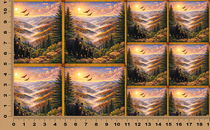DecoCraft - Scenic Elevated Texture Tiles - Great Smokey Mountains
