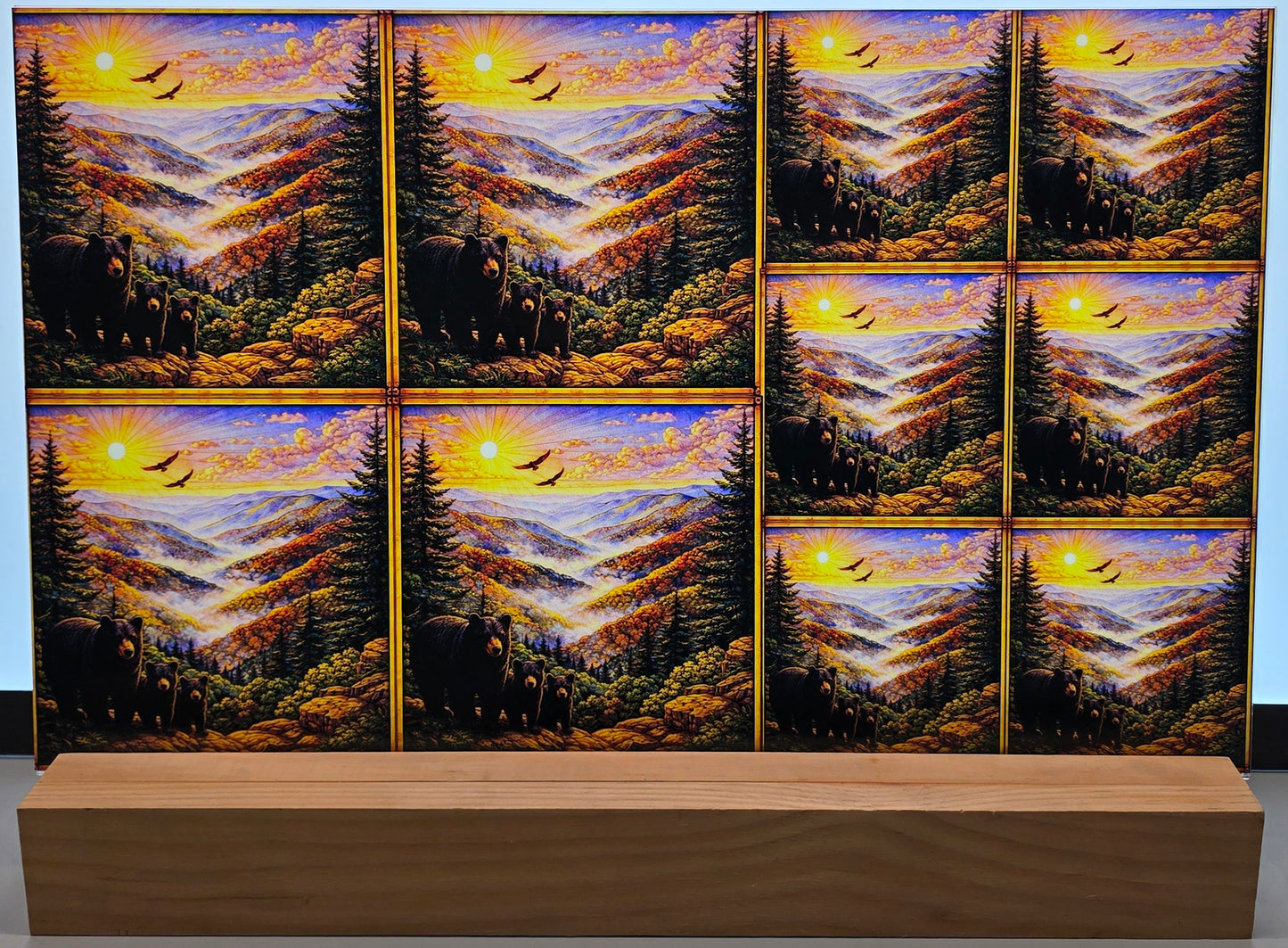 DecoCraft - Scenic Elevated Texture Tiles - Great Smokey Mountains