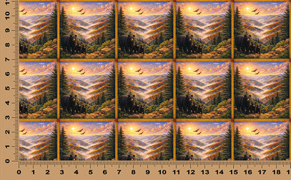 DecoCraft - Scenic Elevated Texture Tiles - Great Smokey Mountains