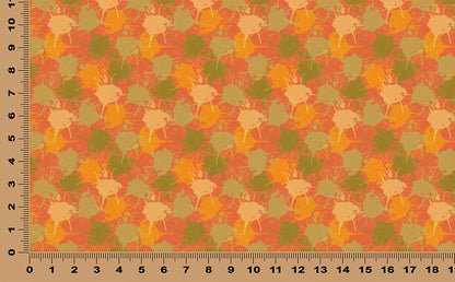 DecoCraft - Cherokee Rose - Style Sheet - Paint Splatter - Pumpkin Spice