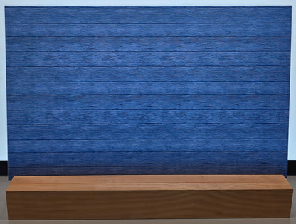 DecoCraft - Slatted Wood Collection - Light Navy