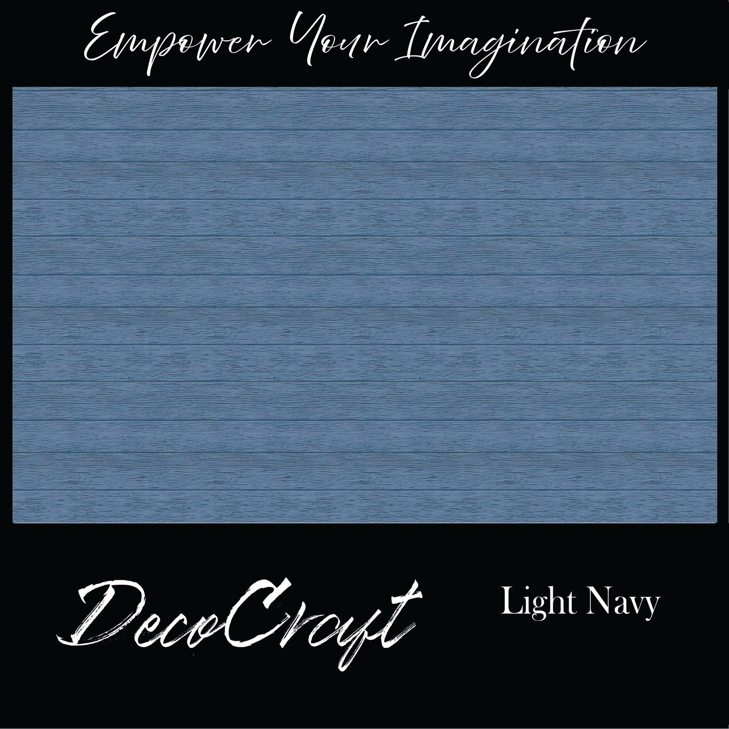 DecoCraft - Slatted Wood Collection - Light Navy