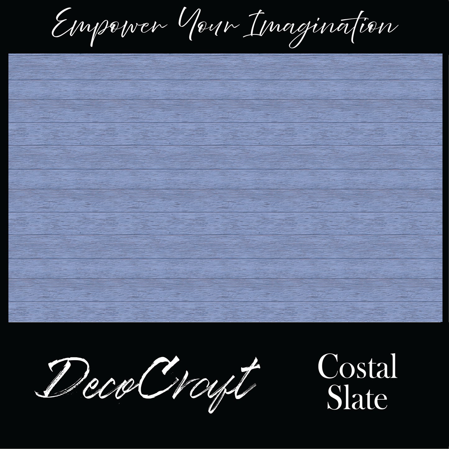 DecoCraft - Slatted Wood Collection - Costal Slate