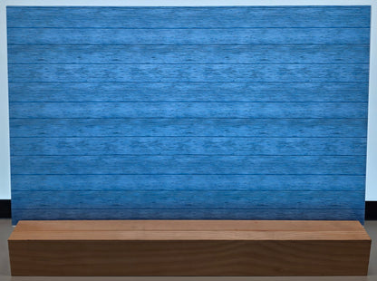 DecoCraft - Slatted Wood Collection - Royal Blue