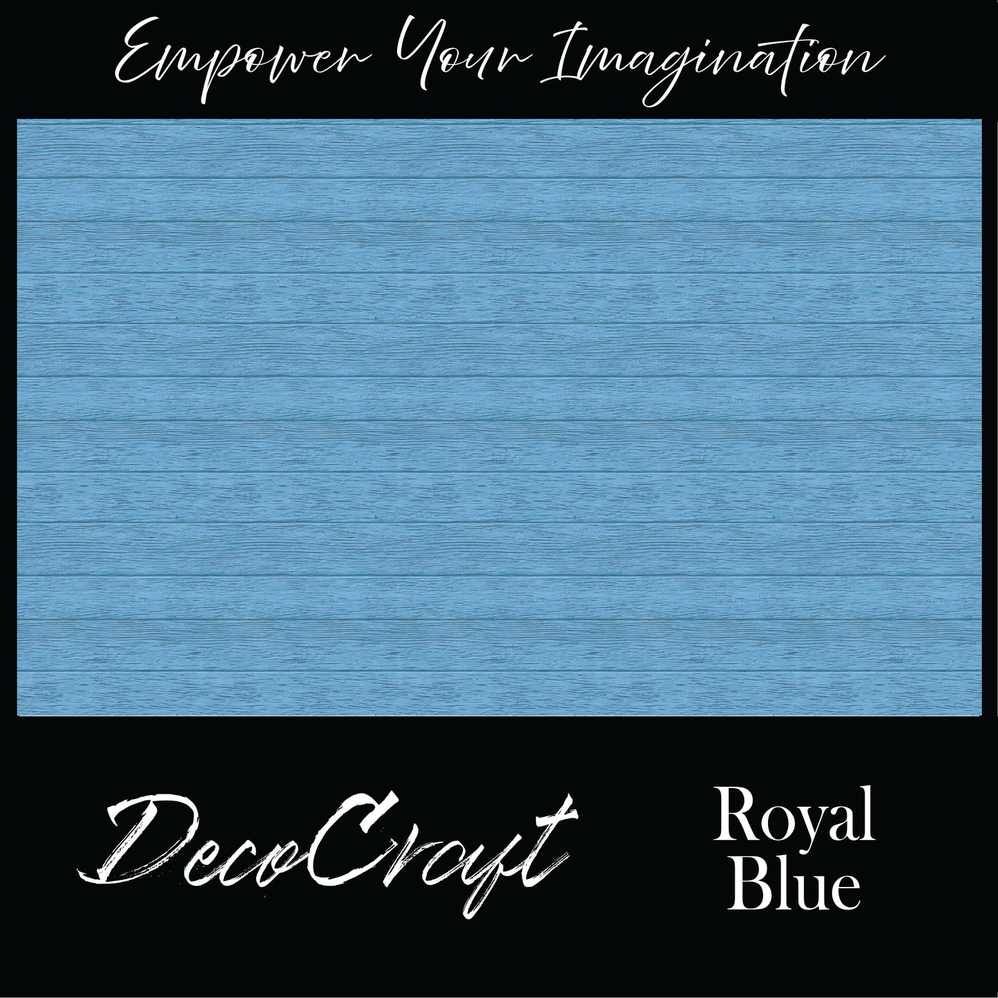 DecoCraft - Slatted Wood Collection - Royal Blue