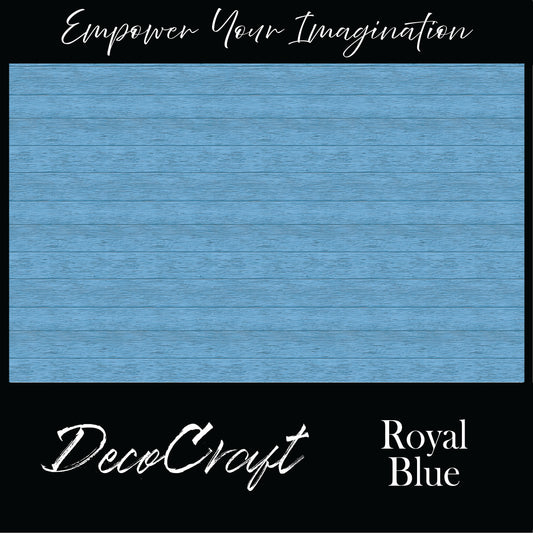 DecoCraft - Slatted Wood Collection - Royal Blue