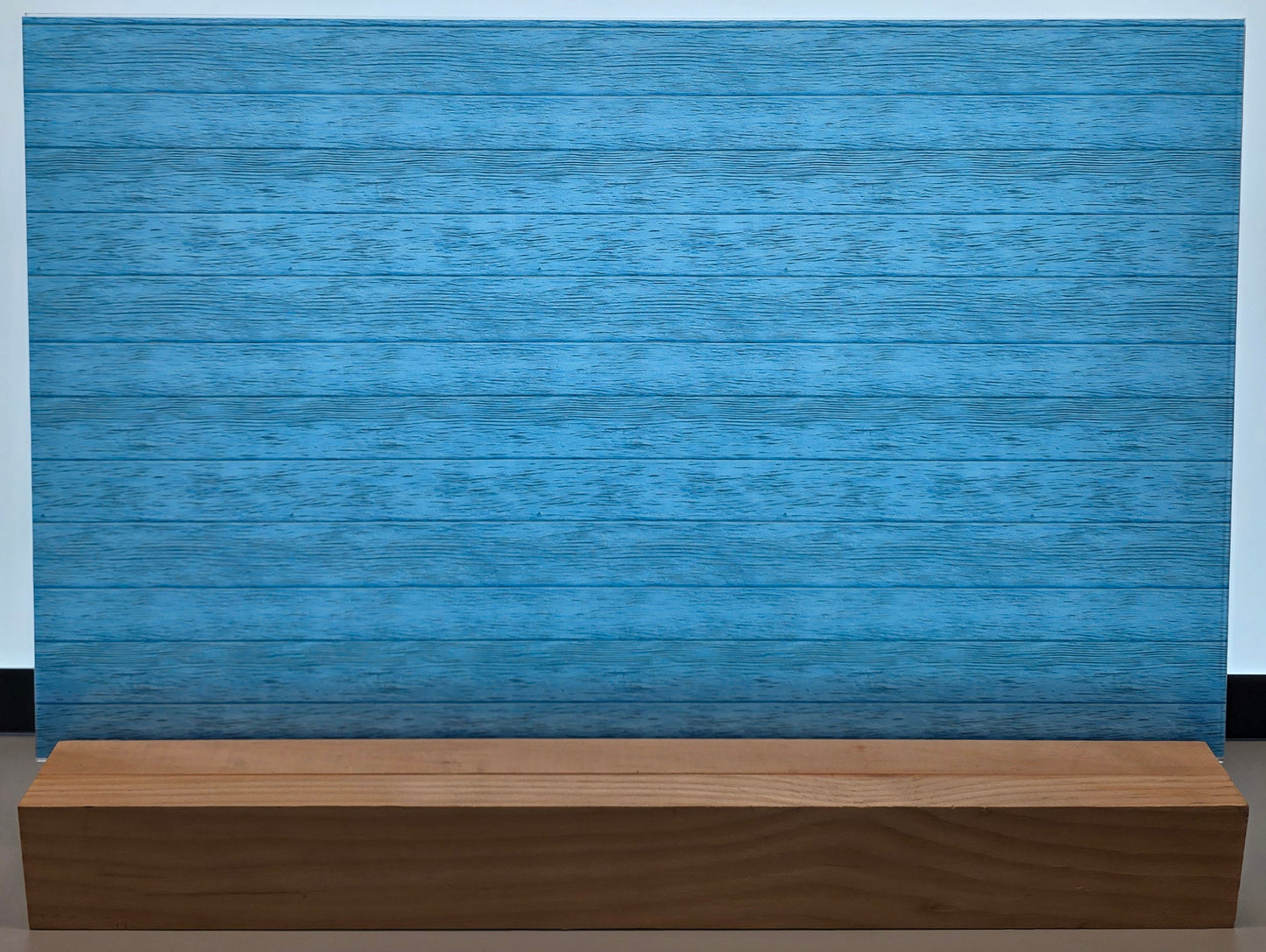 DecoCraft - Slatted Wood Collection - Capri Blue