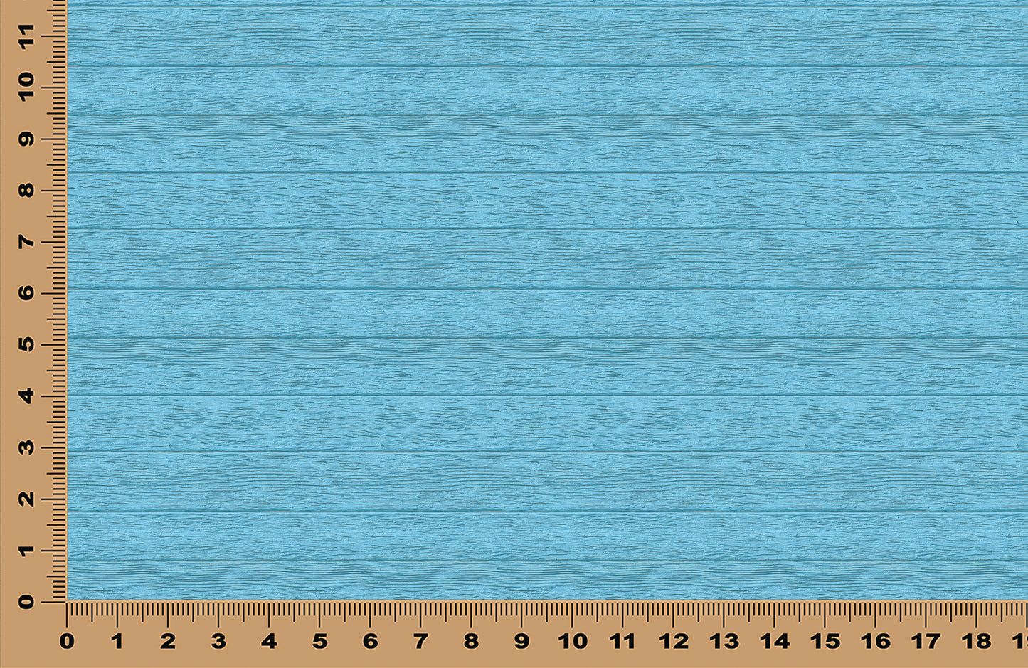 DecoCraft - Slatted Wood Collection - Capri Blue