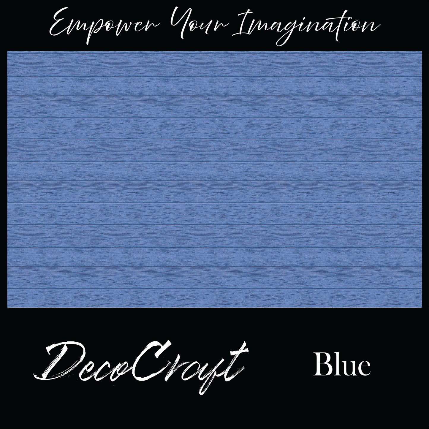 DecoCraft - Slatted Wood Collection - Blue