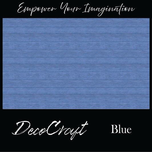 DecoCraft - Slatted Wood Collection - Blue