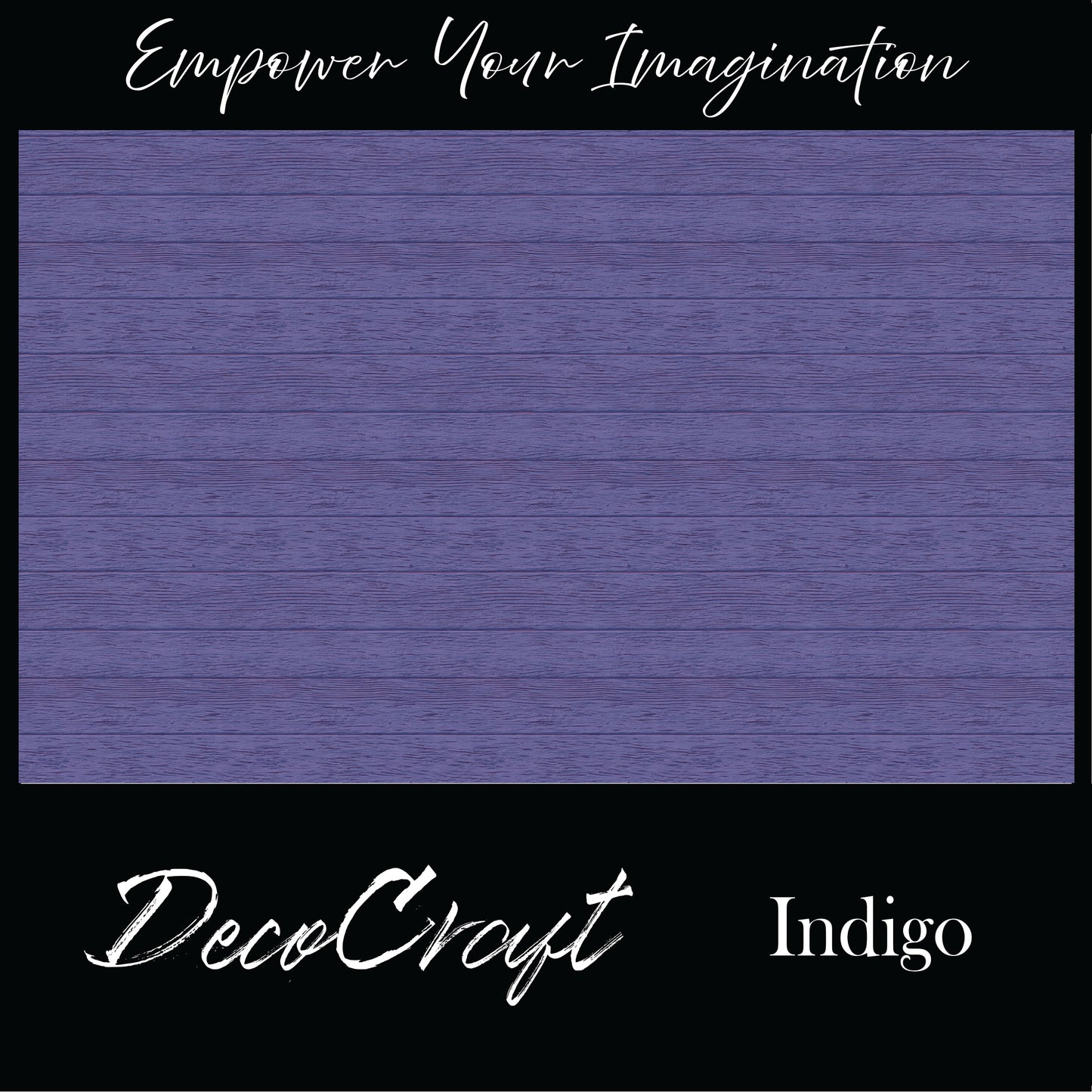 DecoCraft - Slatted Wood Collection - Indigo