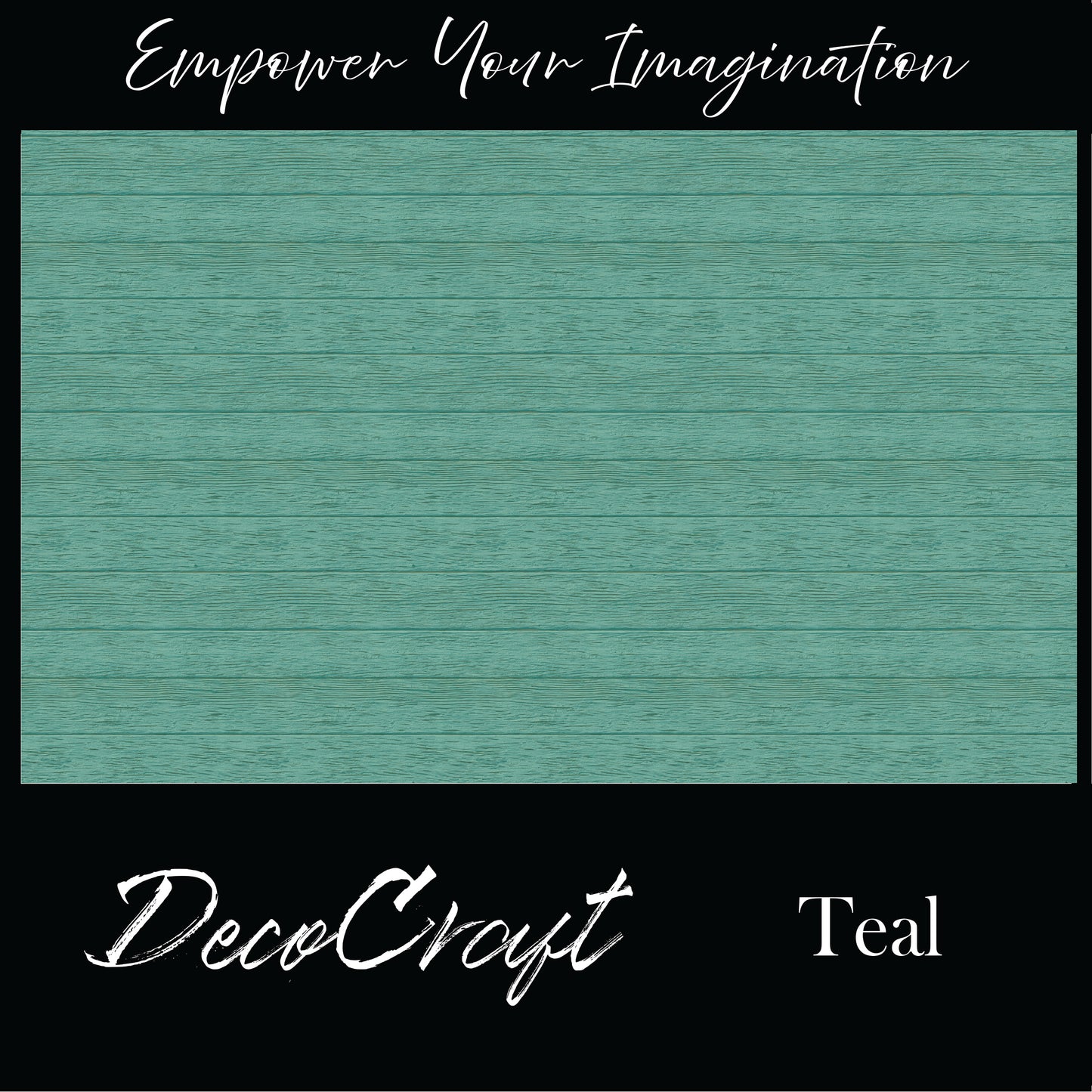 DecoCraft - Slatted Wood Collection -Teal