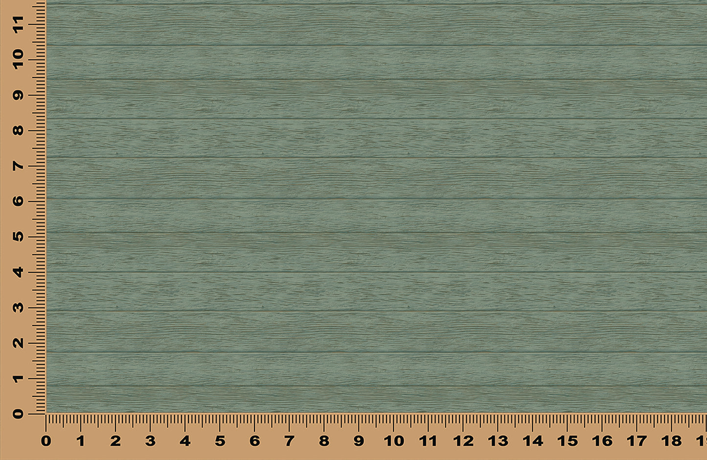 DecoCraft - Slatted Wood Collection - Forest Green