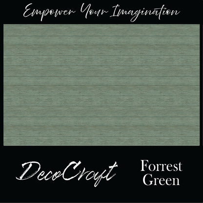 DecoCraft - Slatted Wood Collection - Forest Green