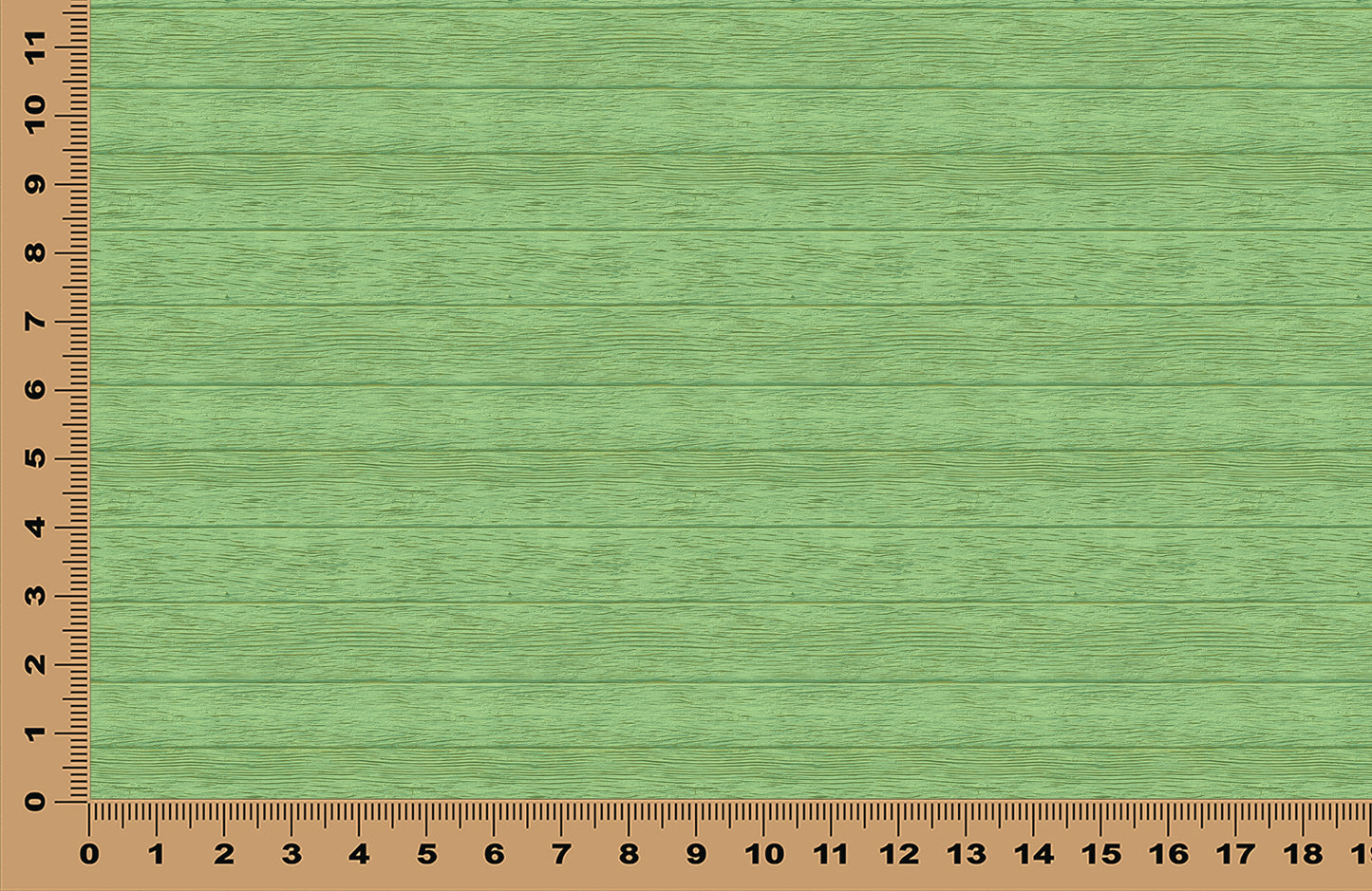 DecoCraft - Slatted Wood Collection -Bright Green