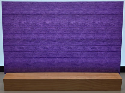 DecoCraft - Slatted Wood Collection - Grape