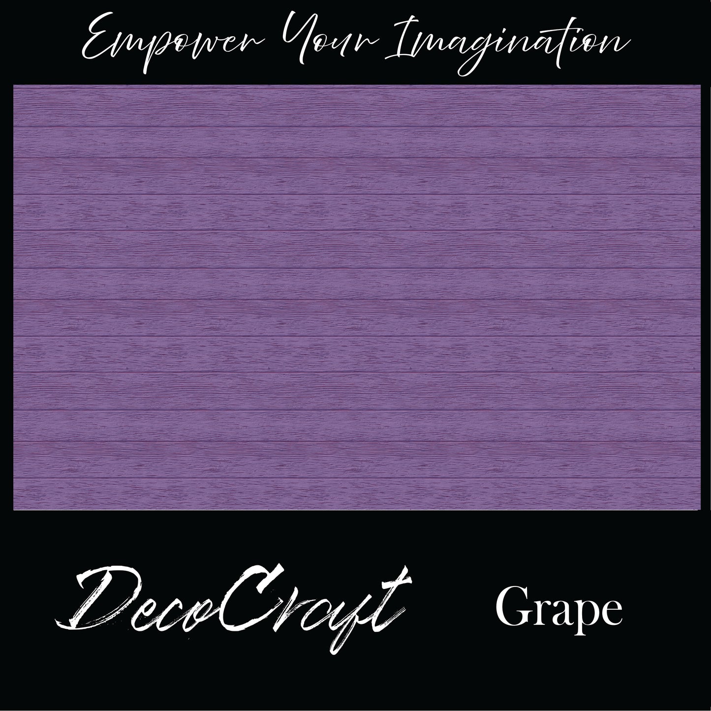 DecoCraft - Slatted Wood Collection - Grape