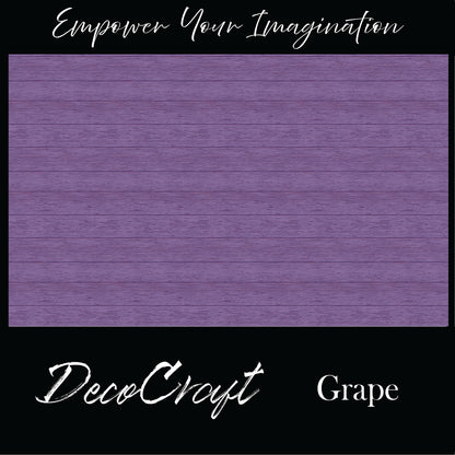 DecoCraft - Slatted Wood Collection - Grape