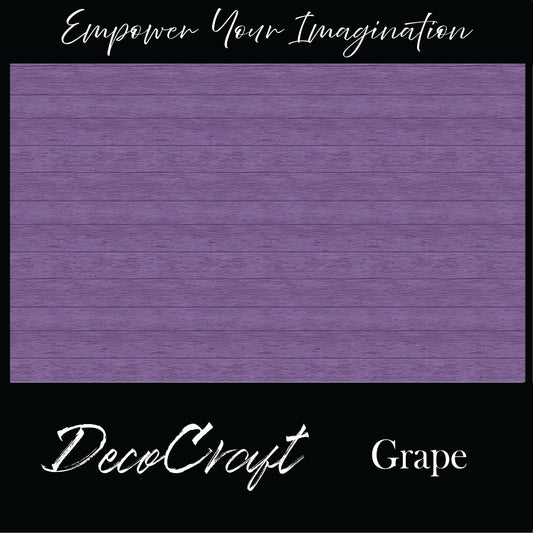 DecoCraft - Slatted Wood Collection - Grape
