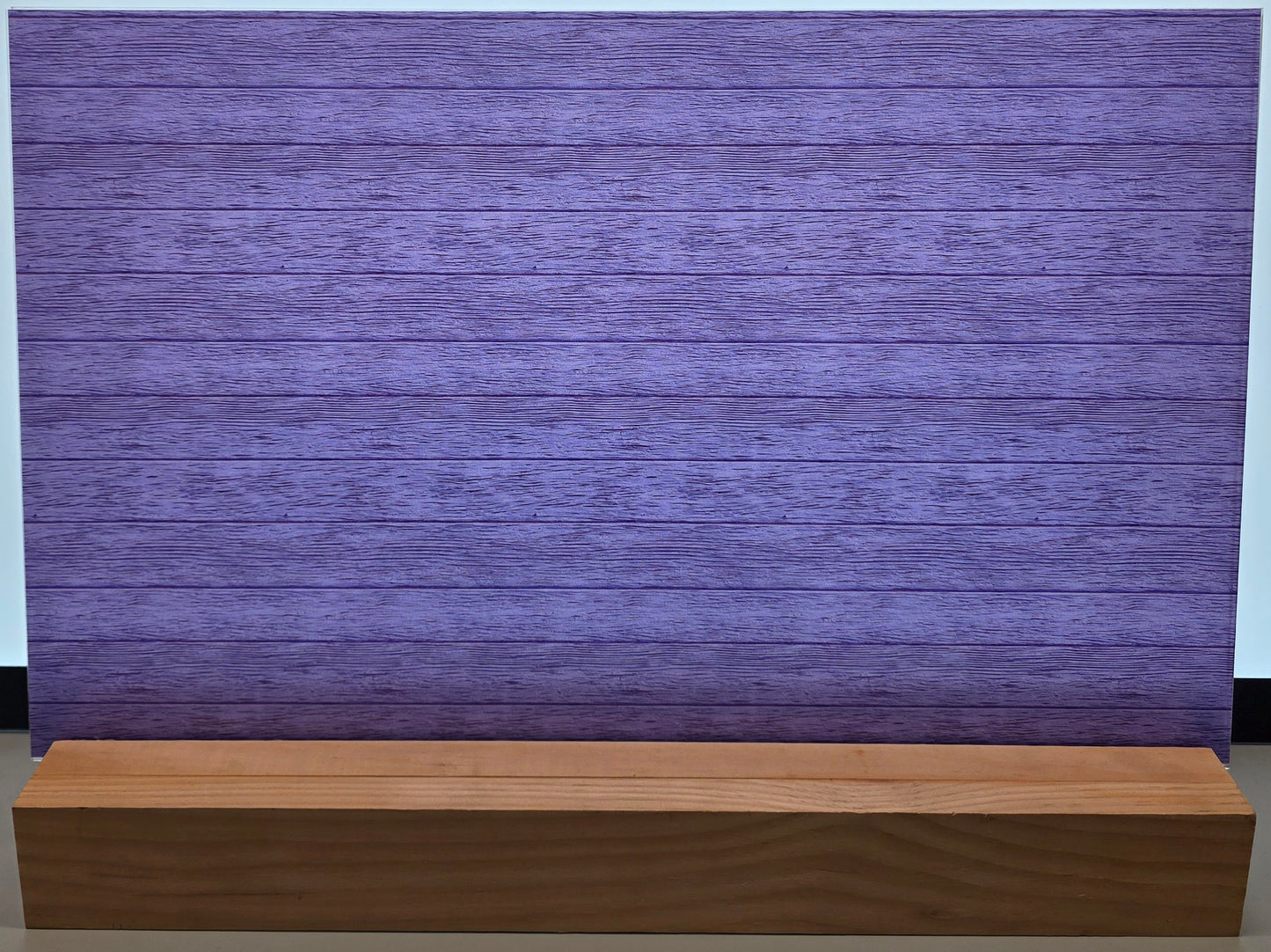 DecoCraft - Slatted Wood Collection - Purple