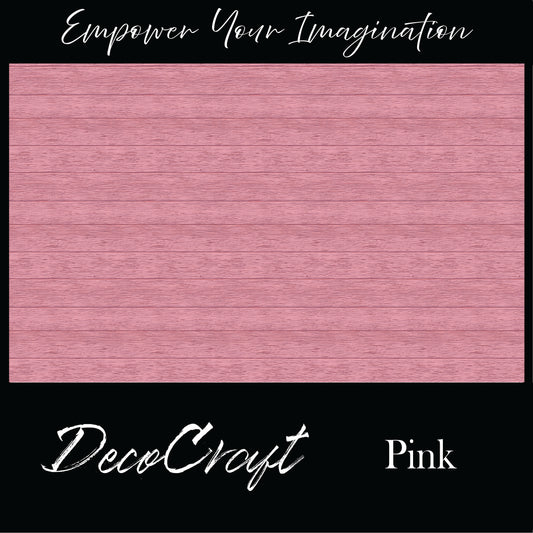 DecoCraft - Slatted Wood Collection - Pink