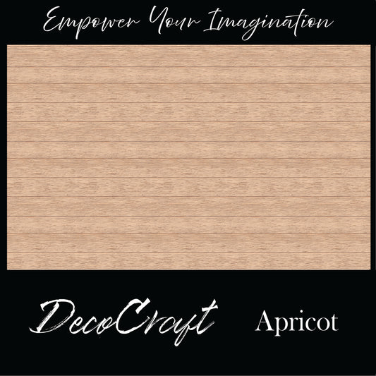 DecoCraft - Slatted Wood Collection - Apricot